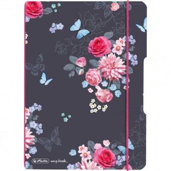 Блокнот HERLITZ FLEX LADYLIKE FLOWERS, A5, 40 листов