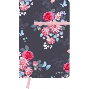Блокнот HERLITZ YOUNG LADYLIKE FLOWERS A5, 88 листов, клетка Блокнот HERLITZ YOUNG LADYLIKE FLOWERS A5, 88 листов, клетка