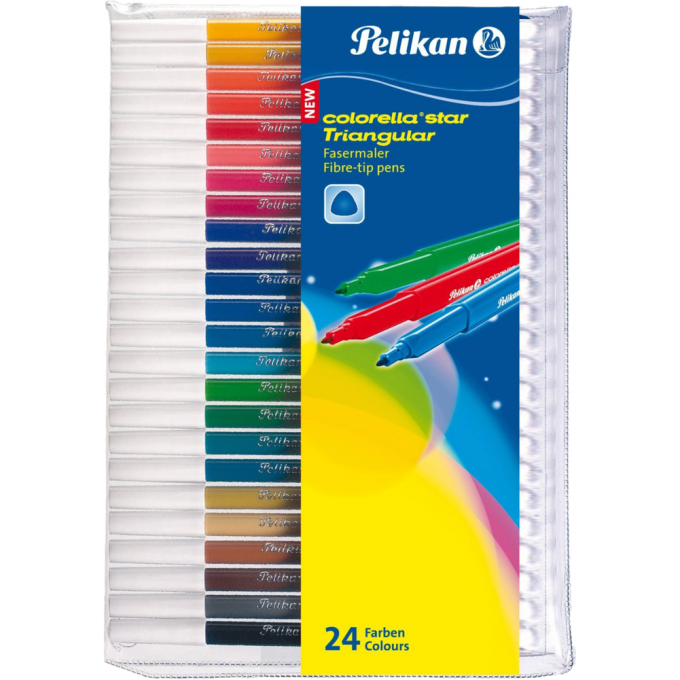 Фломастеры HERLITZ PELIKAN С303, 24 цвета 985671