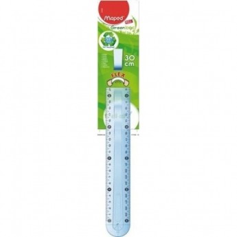 Линейка HERLITZ MAPED GREEN LOGIC, гнущаяся, 30см