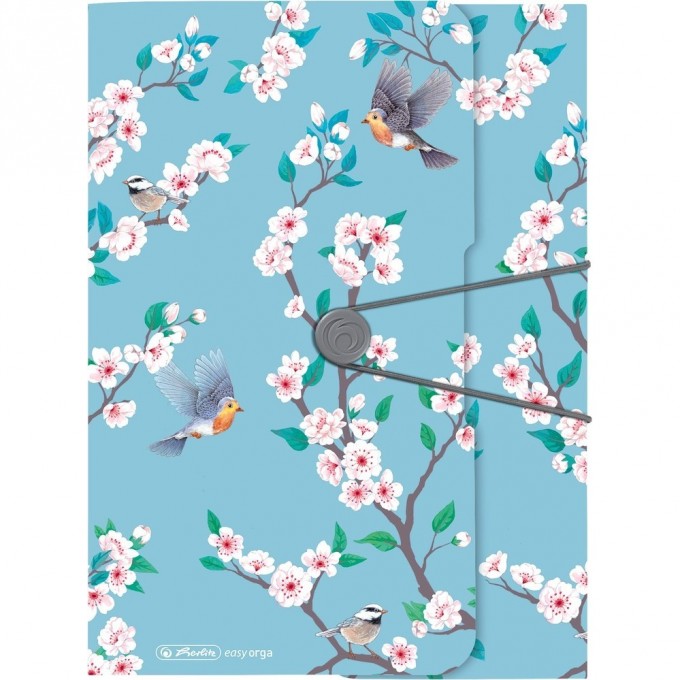 Папка с резинкой HERLITZ A4 LADYLIKE BIRDS 50021581