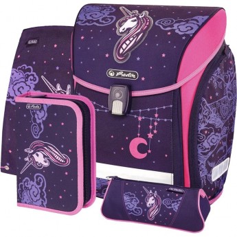 Ранец HERLITZ NEW MIDI PLUS UNICORN NIGHT