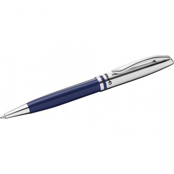 Ручка шариковая HERLITZ PELIKAN JAZZ CLASSIC, металл, темно-синий/хром 806947