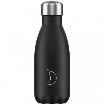 Термос HERLITZ CHILLY'S BOTTLES MONOCHROME, 260 мл, Black