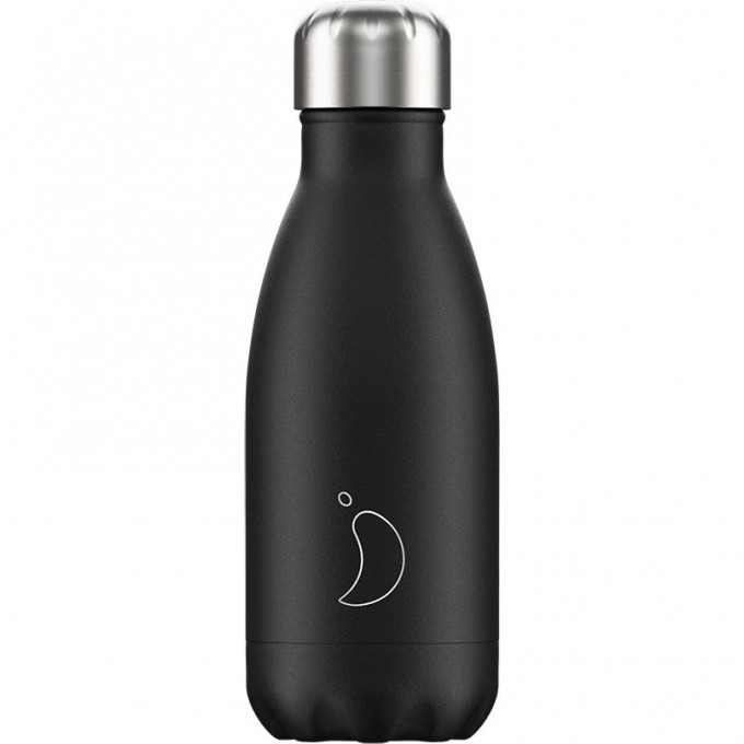 Термос HERLITZ CHILLY'S BOTTLES MONOCHROME, 260 мл, Black B260MOBLK